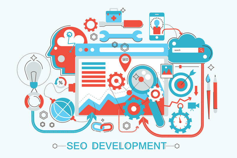 現(xiàn)代平面細(xì)線設(shè)計(jì)網(wǎng)頁(yè)橫幅網(wǎng)站,介紹,傳單和海報(bào)的網(wǎng)頁(yè)開發(fā)概念。